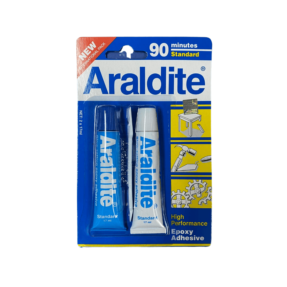 ฟ้า-ขาว แห้งช้า Araldite