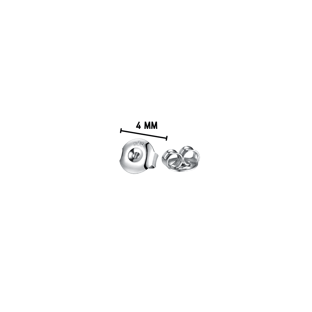แป้นหลังต่างหู 4mm. 130g/1000prs