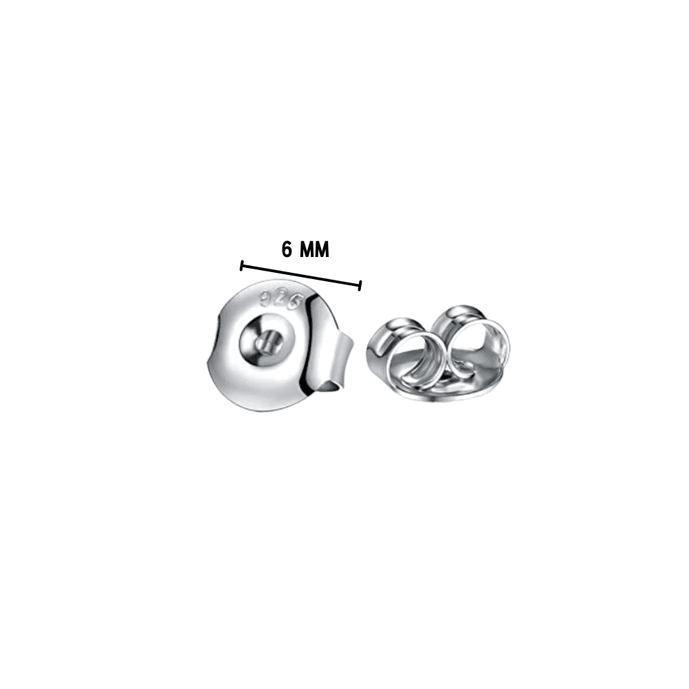 แป้นหลังต่างหู 6mm. 256g/1000prs