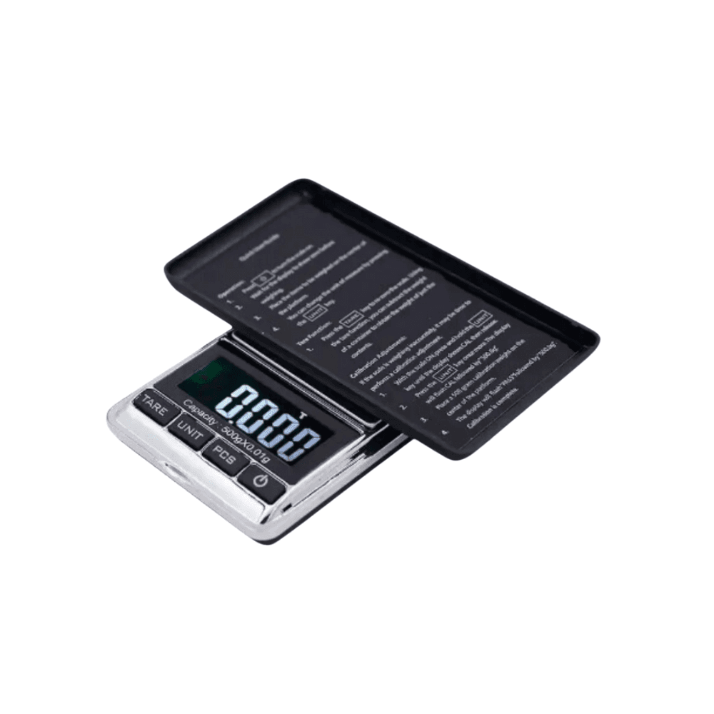 ตาชั่งดิจิตอล เครื่องชั่งน้ำหนัก Digital Scale พกพาเล็กชั่งทอง เพชร อาหาร สมุนไพร ความละเอียดสูง 1000g/0.1gและ500g/0.01 1000g/0.1
