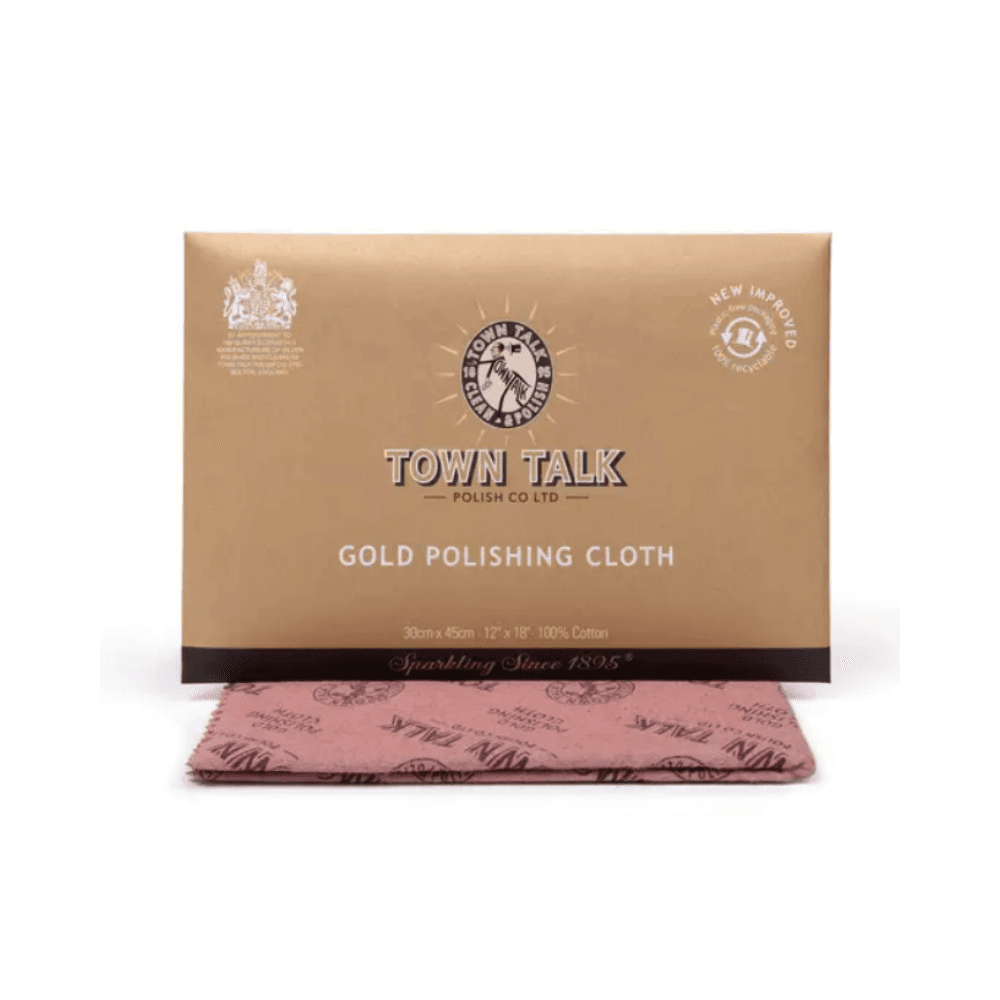ผ้าเช็ดทอง Gold Polishing Cloths M 24x30cm Town Talk