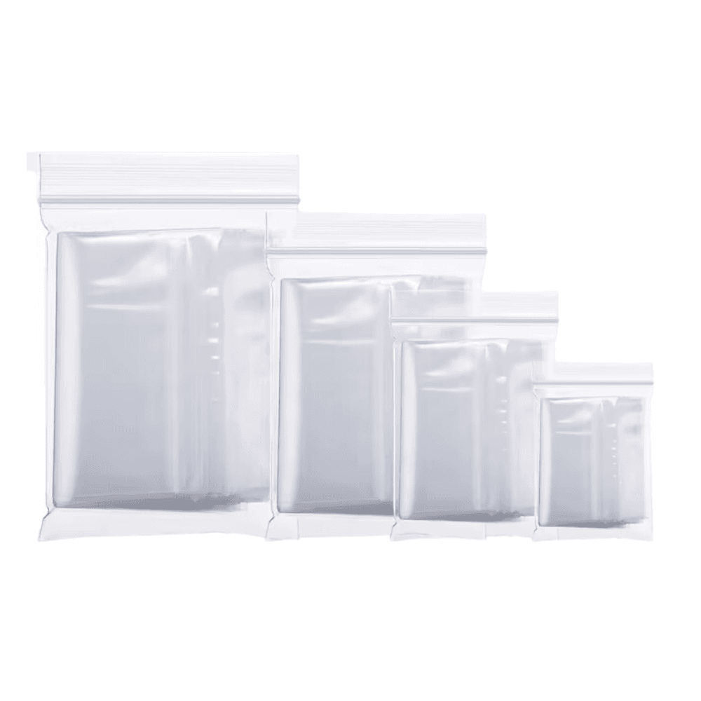 ถุงซิป PE plastic bag with ziplock 18x28cm.