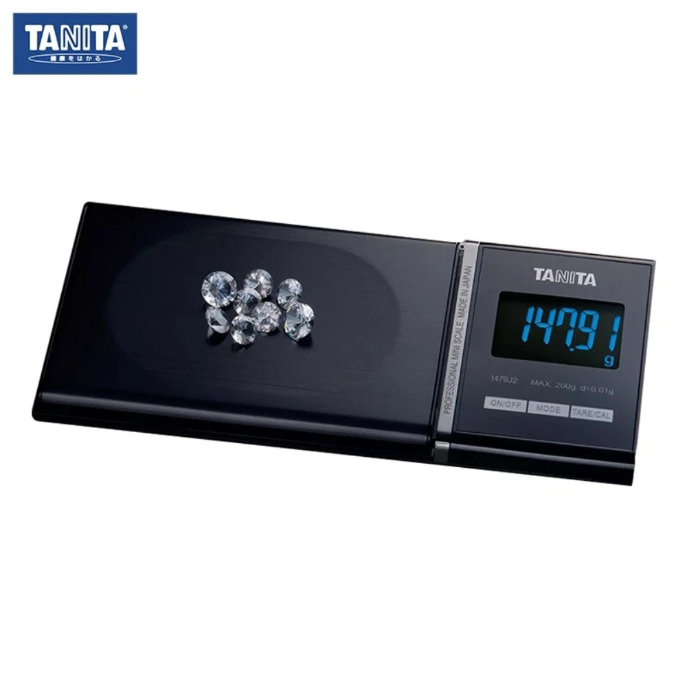 TANITA 1479J2 เครื่องชั่งเพชร เครื่องชั่งทอง เครื่องชั่งดิจิตอลพกพา 200g/0.01g ความแม่นยำสูง
