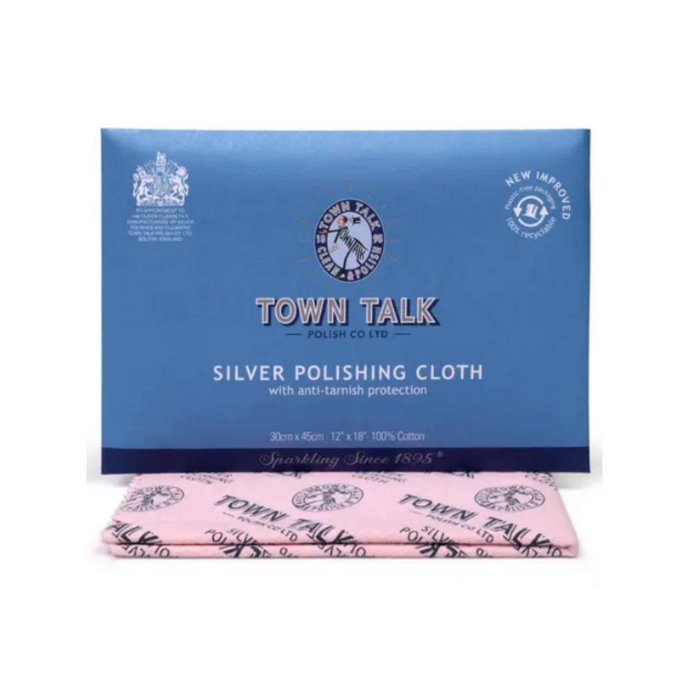 TownTalk ผ้าเช็ดเครื่องเงิน Town Talk Silver Polishing Cloth (สูตรป้องกันหมอง) L 30x45 cm.